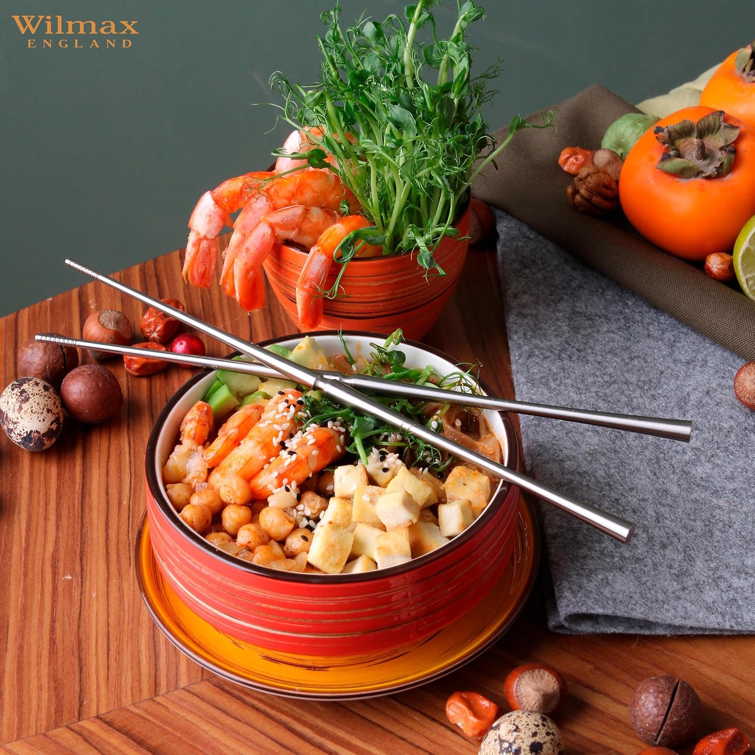 Wilmax Tasse 300 ml Orange Porzellan