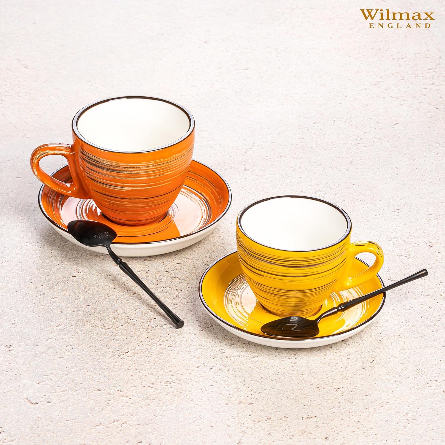 Wilmax Tasse 300 ml Gelb Porzellan