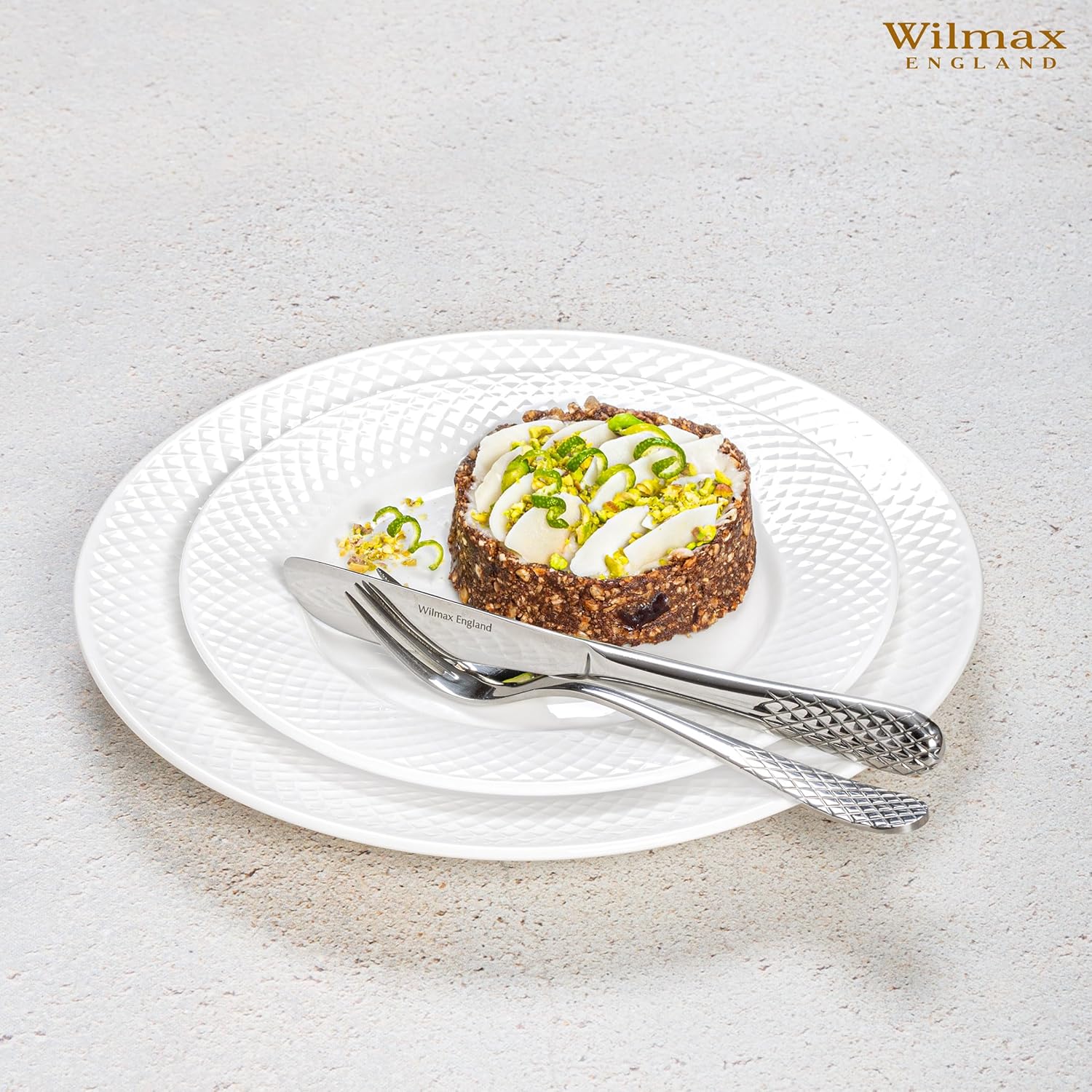 Wilmax Dessertgabel 19 cm Edelstahl 2er Set WL-999206/2B