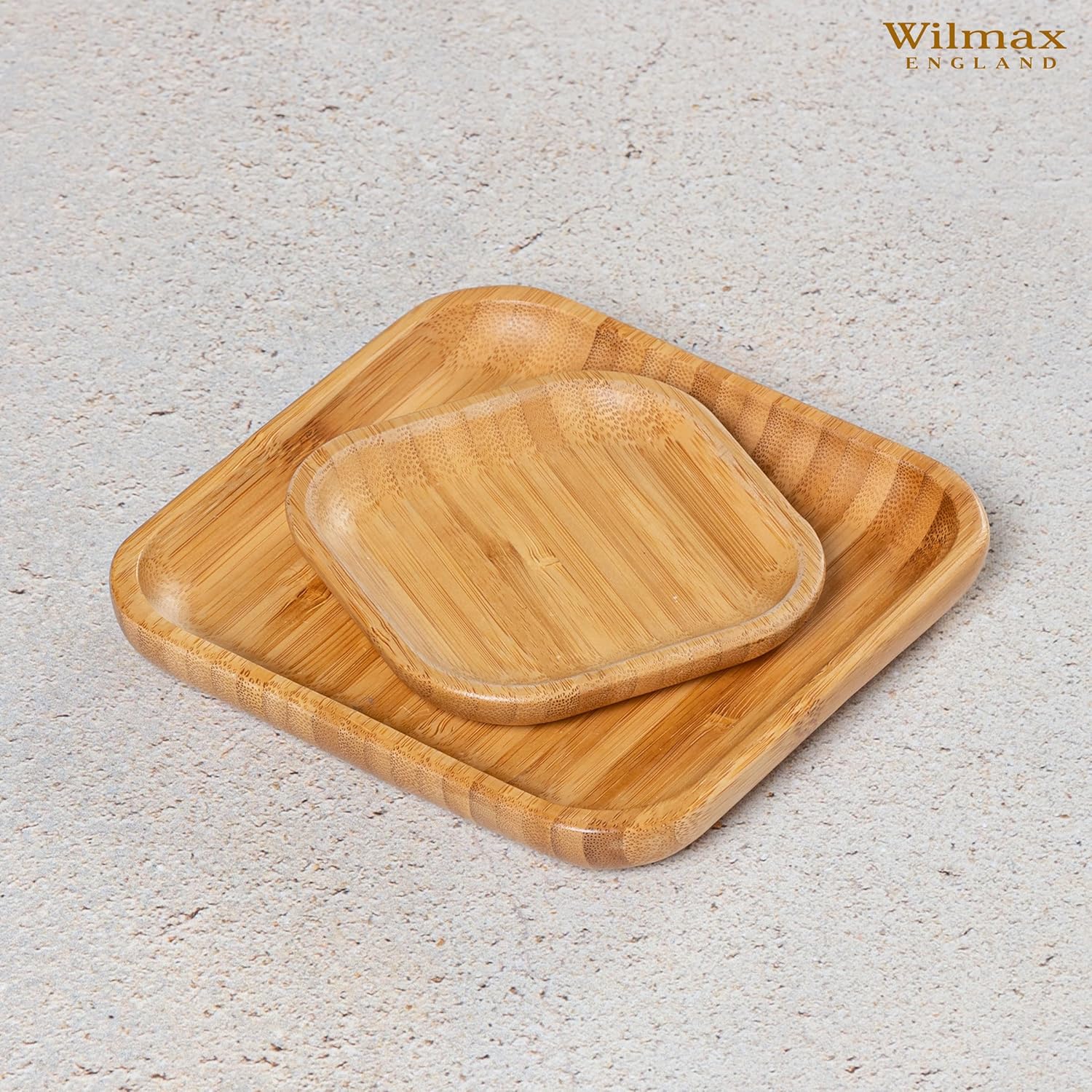 Wilmax Bambus Teller 10x10 cm Natur WL-771017/A