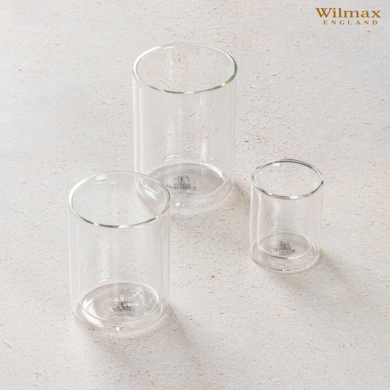 Wilmax Doppelwandiges Thermoglas