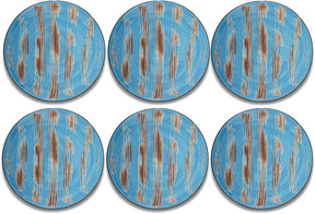 Wilmax Teller 18 cm Blau Porzellan 6er Set WL-668611/A6