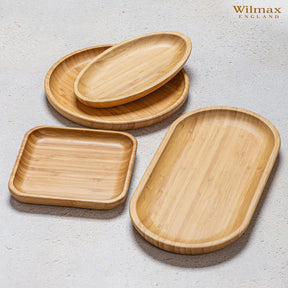 Wilmax Bambus Teller 15x15 cm Natur WL-771019/A