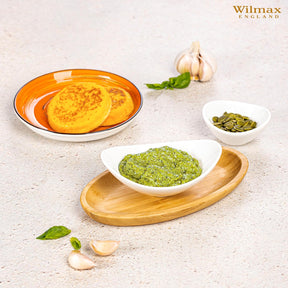Wilmax Untertasse 15 cm Orange Porzellan