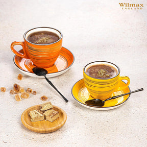 Wilmax Tasse 190 ml Gelb Porzellan