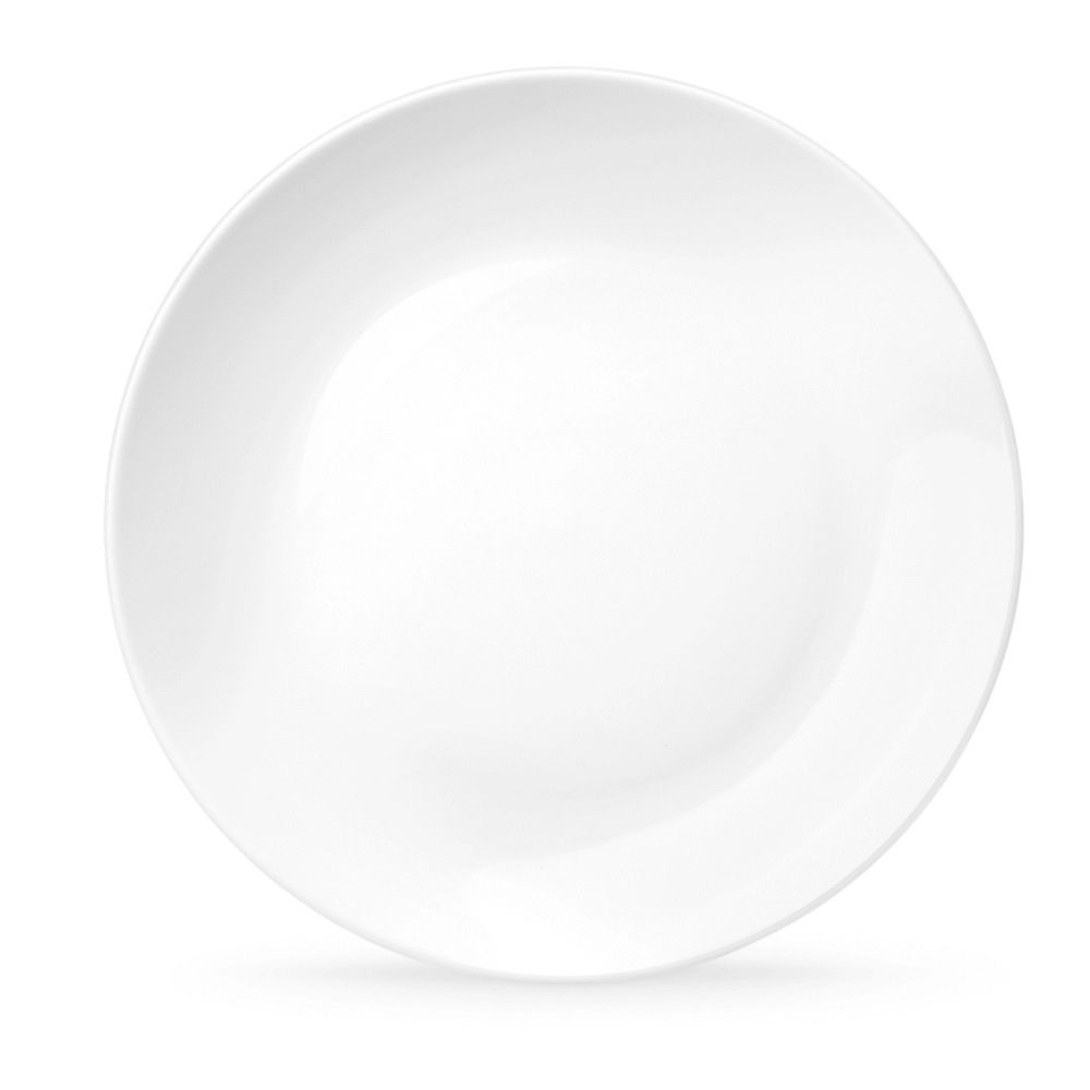 Wilmax Servierplatte 30.5 cm aus Porzellan, Weiß