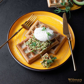 Wilmax Teller 28 cm Gelb Porzellan WL-669420/A