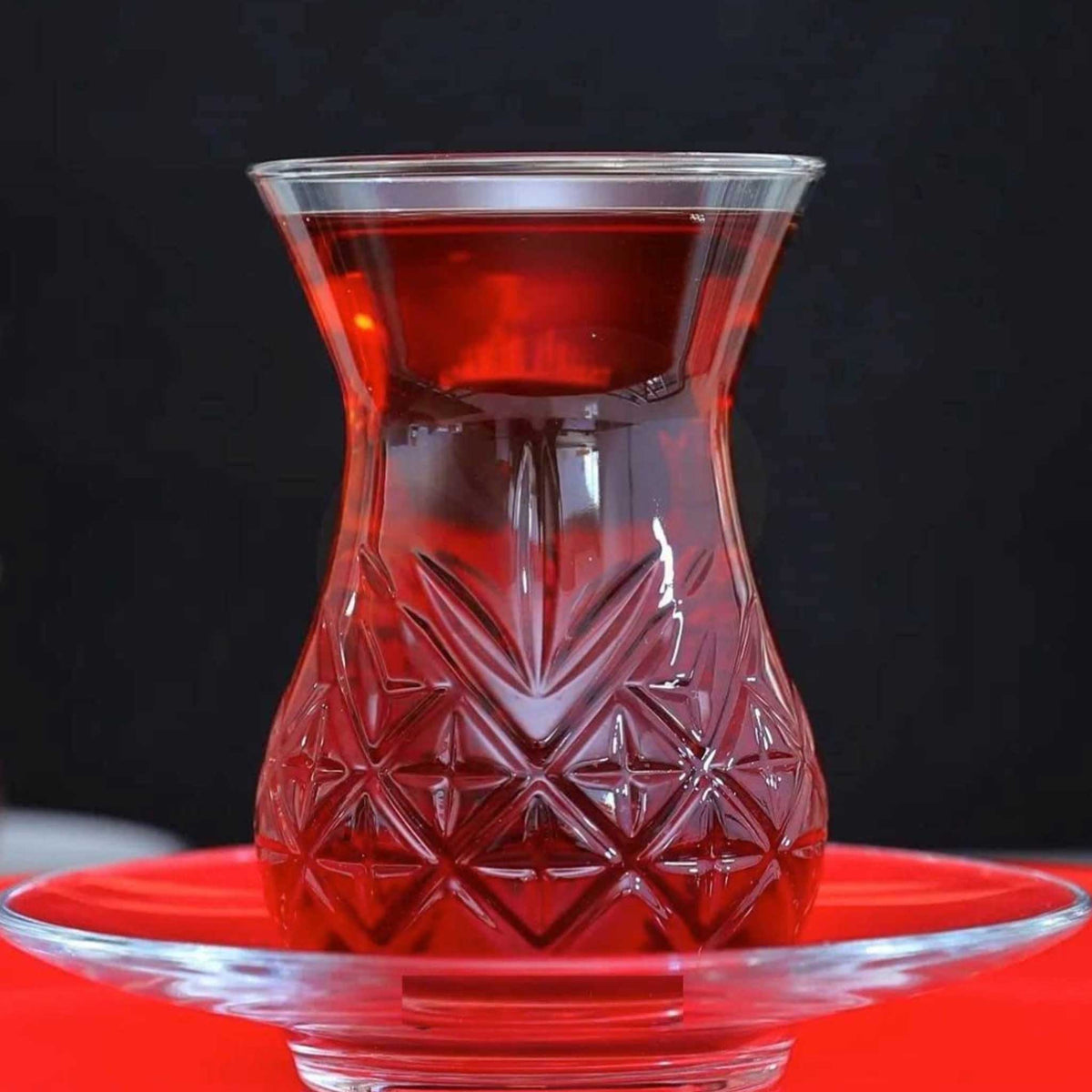 Pasabahce Timeless Teeset 155 ml (5 3/4 oz) - 6er Set mit Untertassen