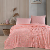 Wellsoft Tagesdecke 230x240 cm - Vielseitig einsetzbare Überwurfdecke für Doppelbett