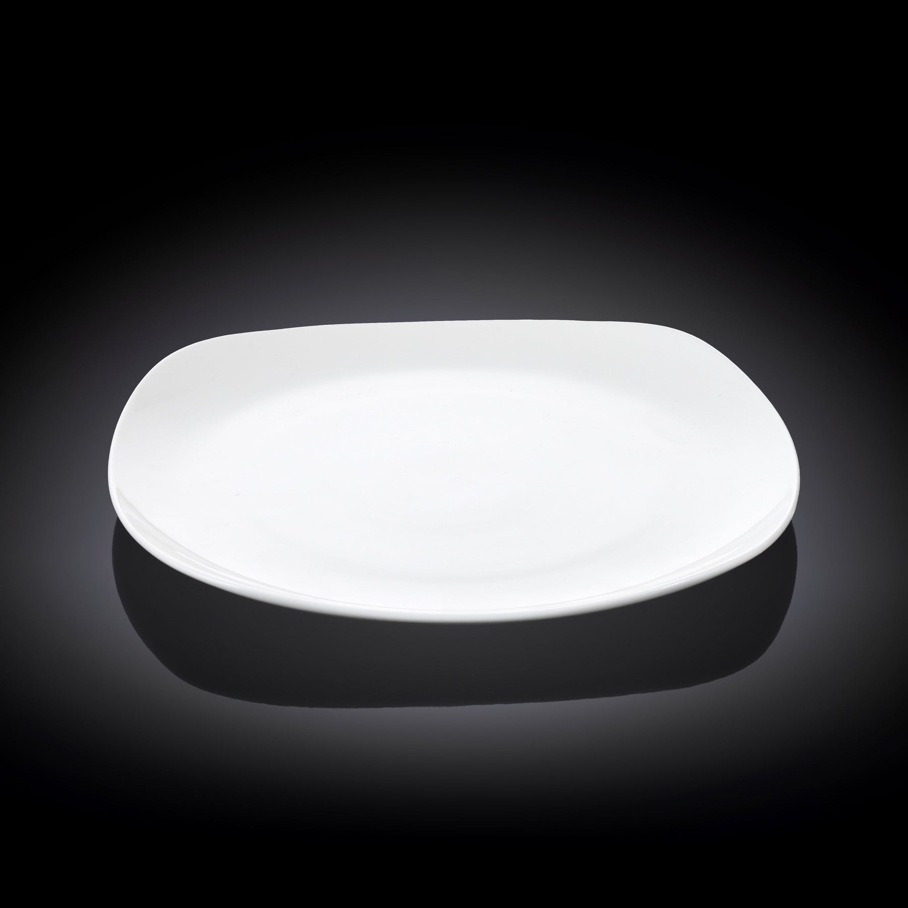 Wilmax Dessertteller 19.5 cm aus Porzellan, Weiß WL-991001/A