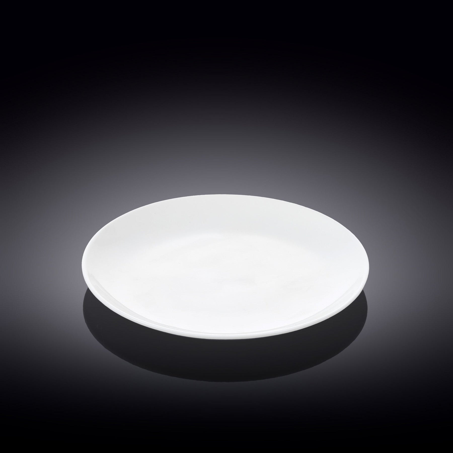 Wilmax Dessertteller 20 cm aus Porzellan, Weiß WL-991013/A