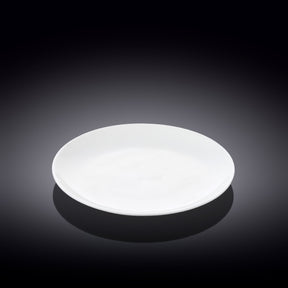 Wilmax Dessertteller 20 cm aus Porzellan, Weiß WL-991013/A