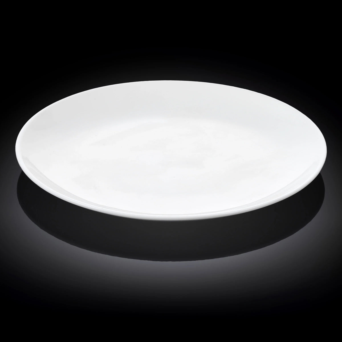 Wilmax Servierplatte 30.5 cm aus Porzellan, Weiß