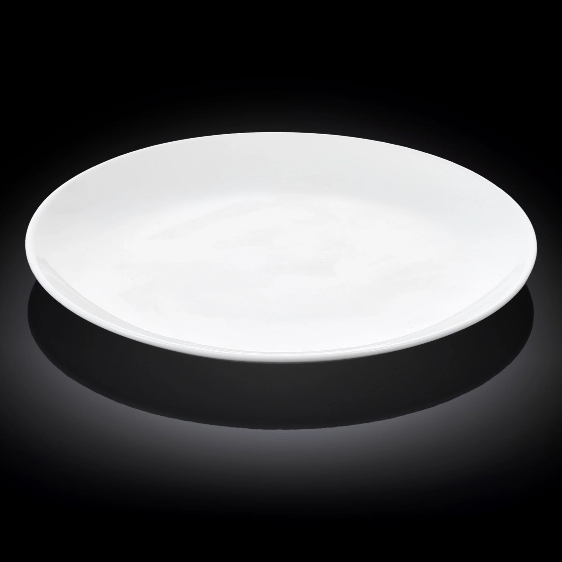 Wilmax Servierplatte 30.5 cm aus Porzellan, Weiß