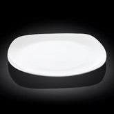 Wilmax Speiseteller 27 x 27 cm aus Porzellan, Weiß WL-991221/A