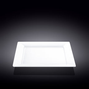 Wilmax Speiseteller 25 x 25 cm aus Porzellan, Weiß WL-991223/A
