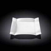 Wilmax Dessertteller 20 x 20 cm aus Porzellan, Weiß WL-991231/A