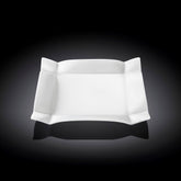 Wilmax Speiseteller 25 x 25 cm aus Porzellan, Weiß WL-991232/A