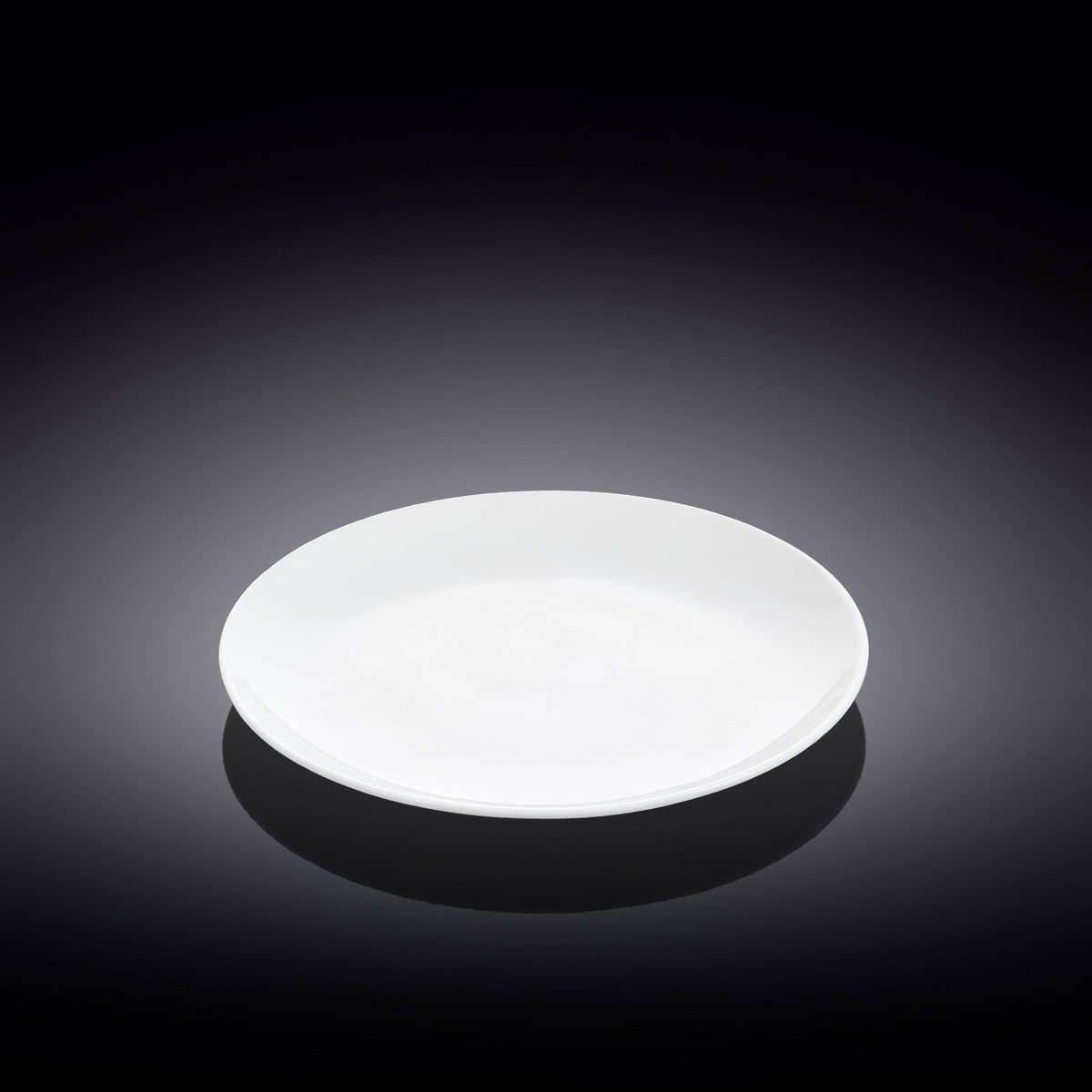 Wilmax Dessertteller 18 cm aus Porzellan, Weiß WL-991246/A