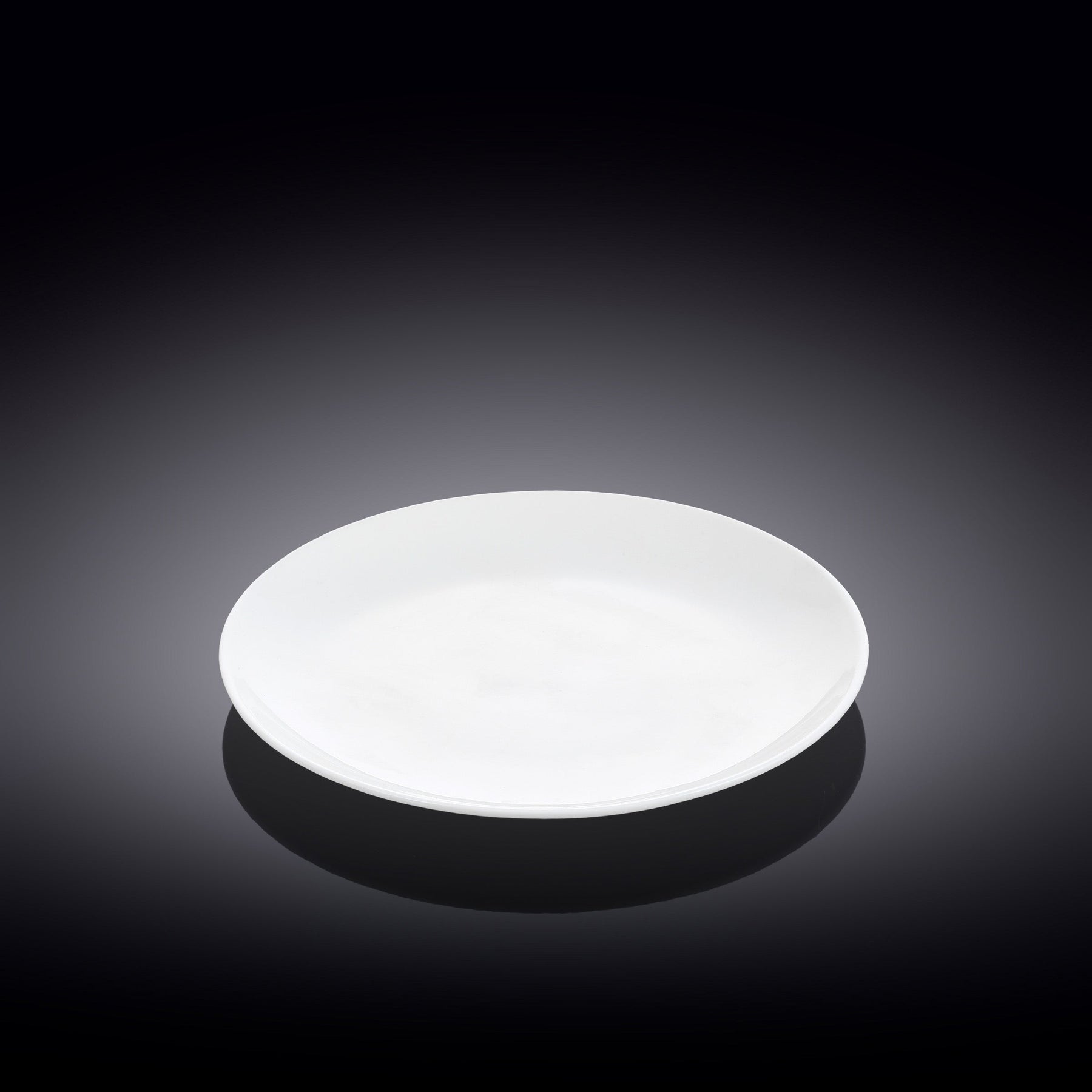 Wilmax Dessertteller 18 cm aus Porzellan, Weiß WL-991246/A