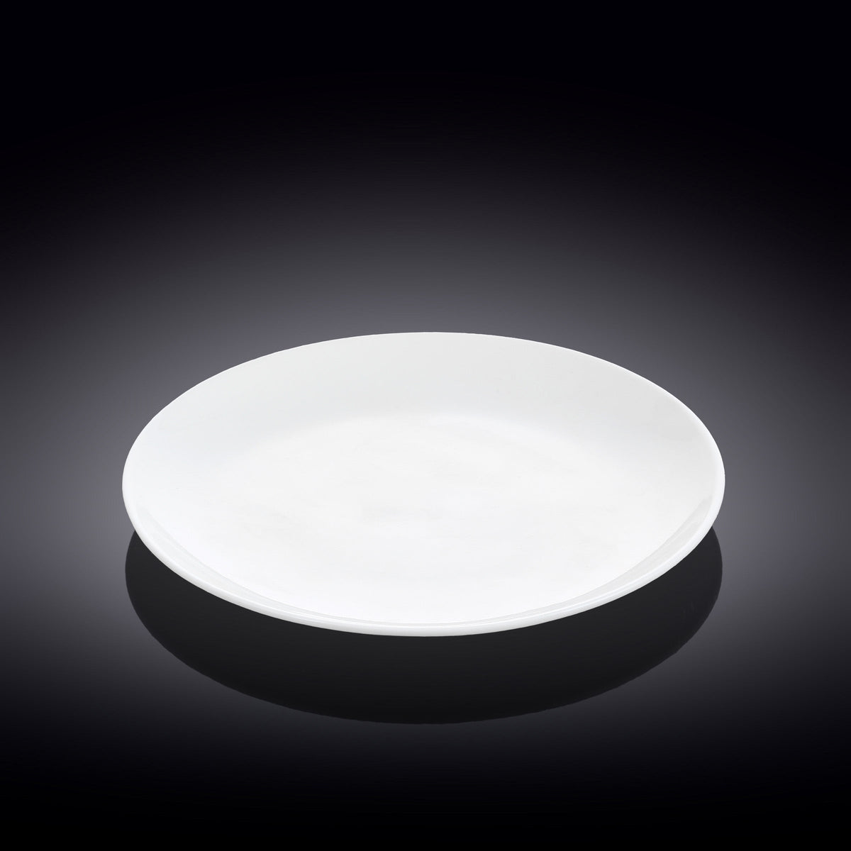 Wilmax Speiseteller 25.5 cm aus Porzellan, Weiß WL-991249/A