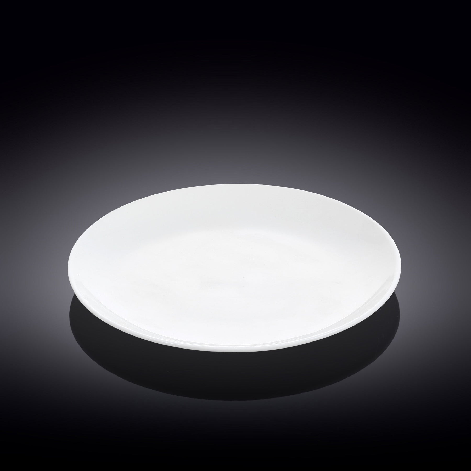 Wilmax Speiseteller 25.5 cm aus Porzellan, Weiß WL-991249/A