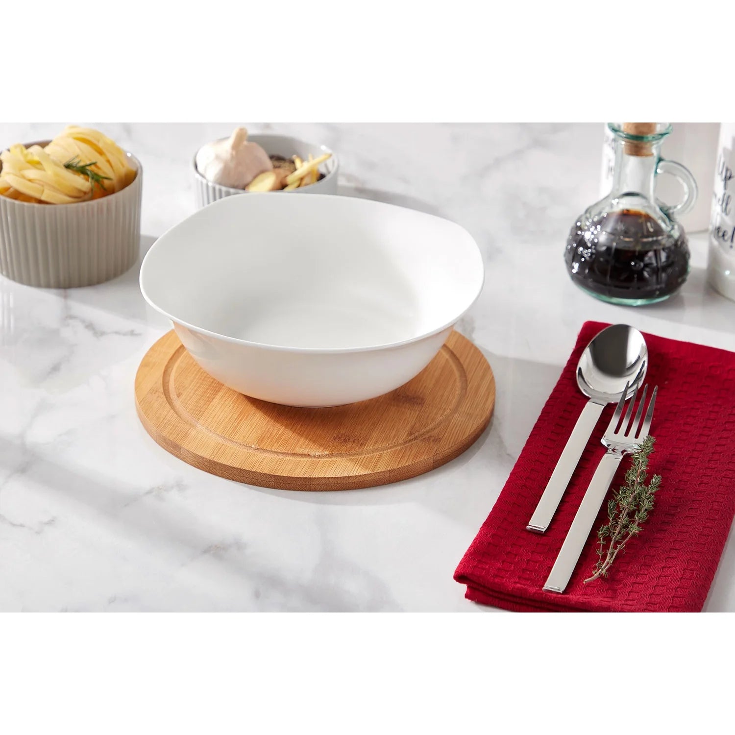Wilmax Schale 345 ml 14.5 x 14.5 cm aus Porzellan, Weiß WL-992000/A
