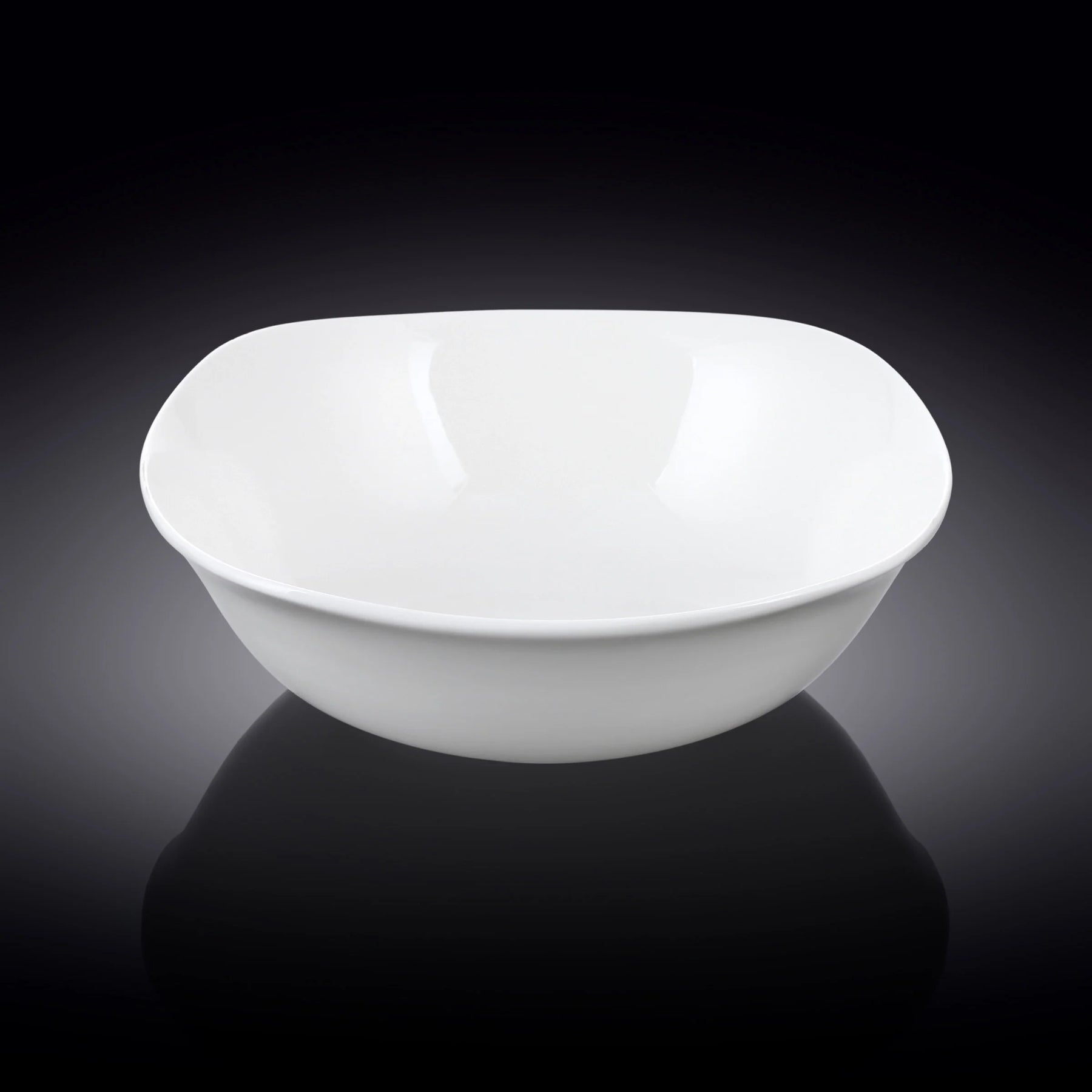 Wilmax Schale 1300 ml 21.5 x 21.5 cm aus Porzellan, Weiß WL-992002/A