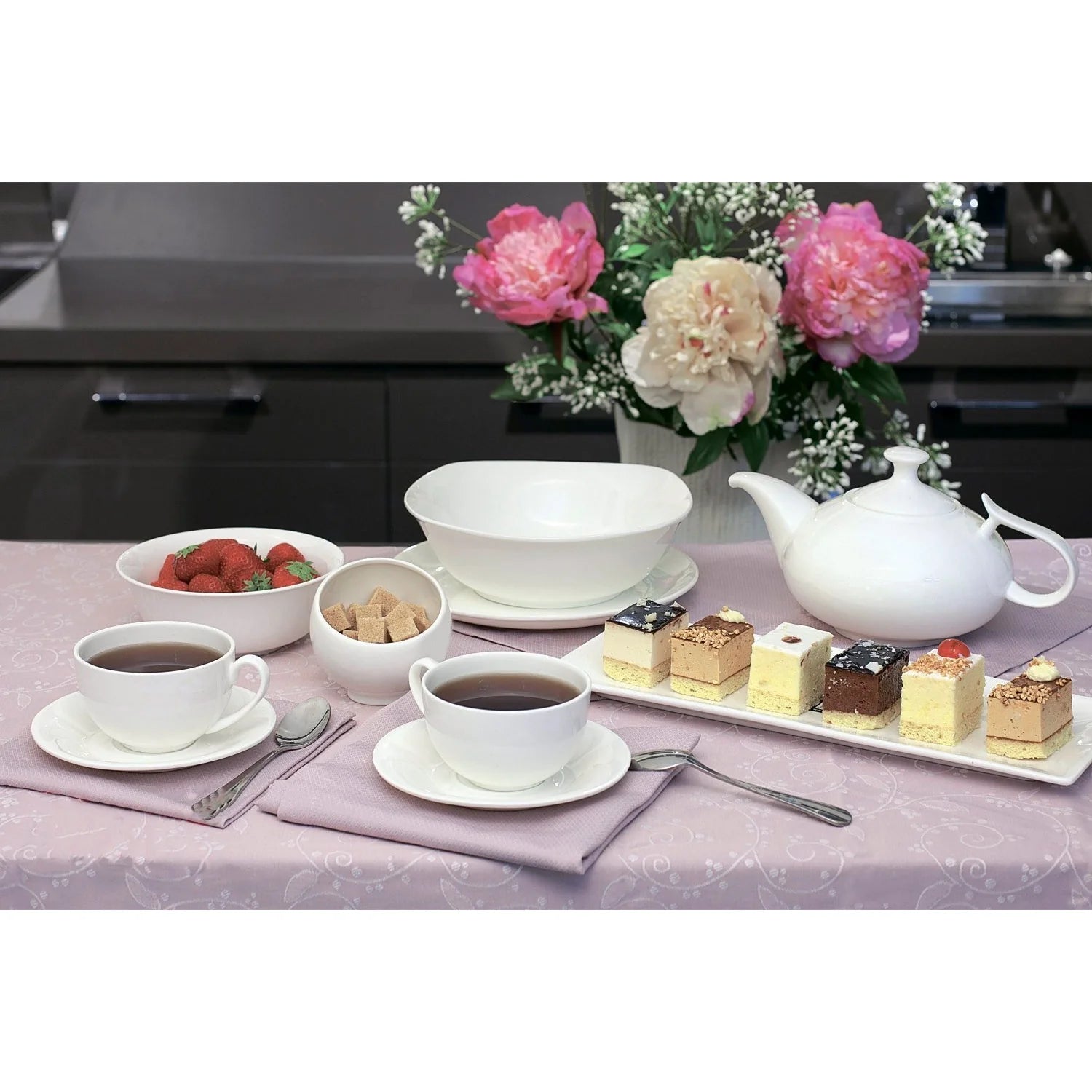 Wilmax Schale 700 ml 15 cm aus Porzellan, Weiß WL-992004/A