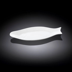 Wilmax Fischplatte 25.5 cm aus Porzellan Weiß WL-992007/A