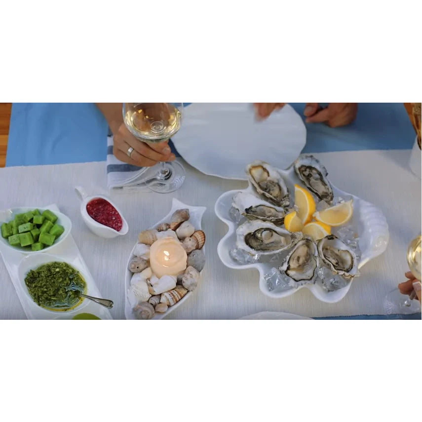 Wilmax Fischplatte 31.5 cm aus Porzellan Weiß WL-992008/A