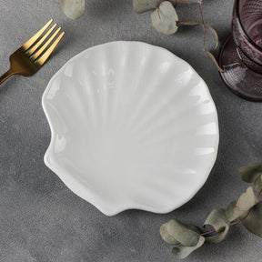 Wilmax Fischplate 18 cm aus Porzellan, Weiß WL-992012/A