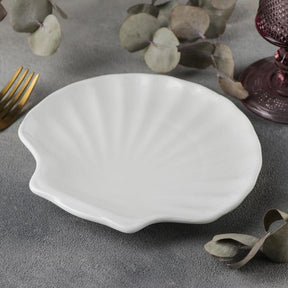 Wilmax Fischplate 18 cm aus Porzellan, Weiß WL-992012/A