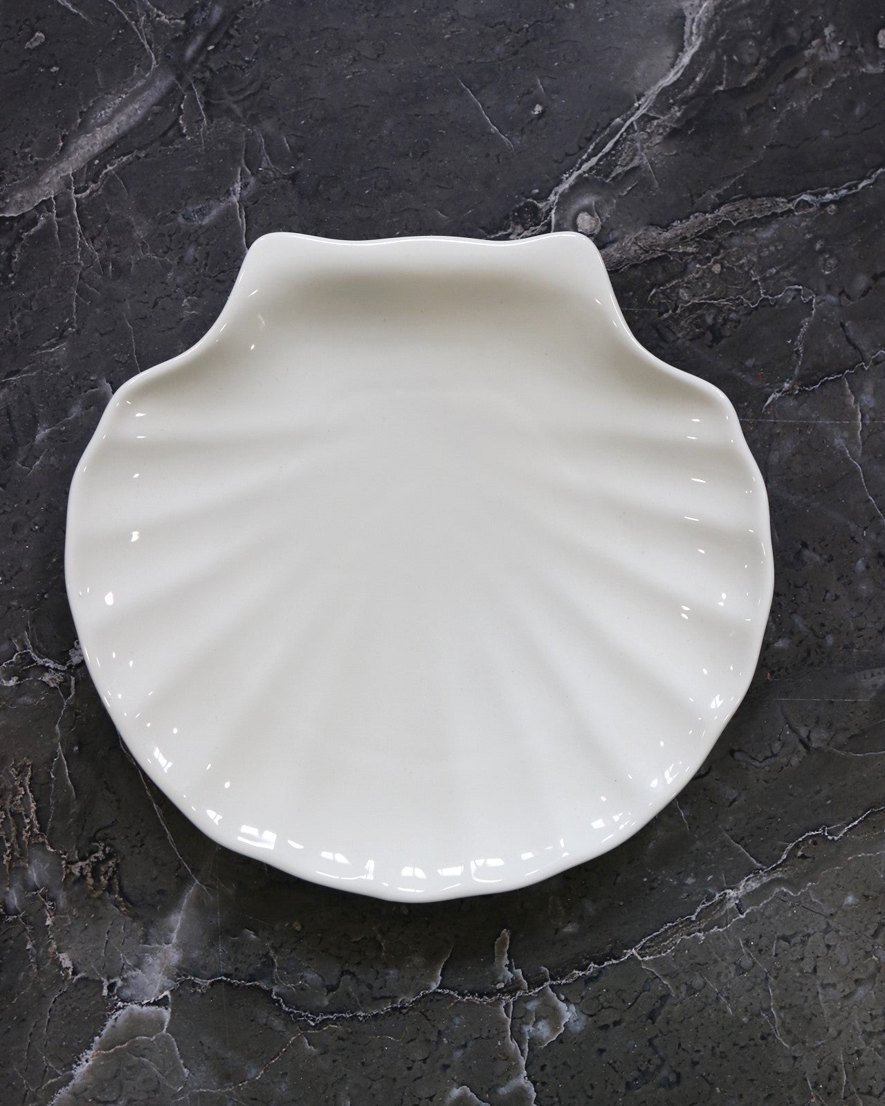 Wilmax Fischplate 18 cm aus Porzellan, Weiß WL-992012/A