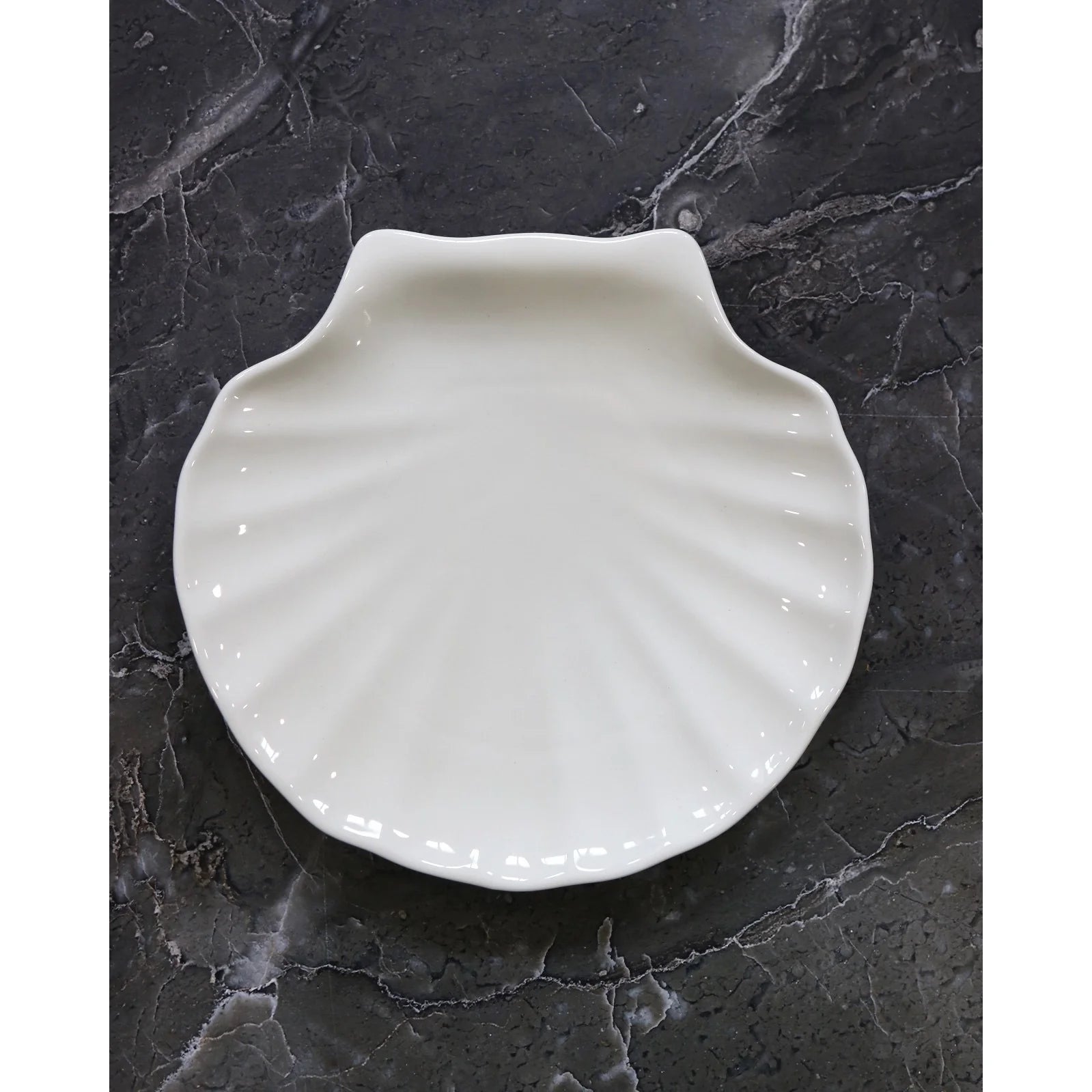 Wilmax Fischplate 25.5 cm aus Porzellan, Weiß WL-992014/A