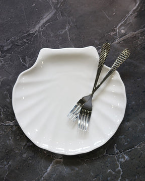 Wilmax Fischplate 18 cm aus Porzellan, Weiß WL-992012/A