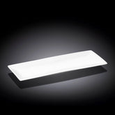 Wilmax Servierplatte 30.5 x 12 cm aus Porzellan, Weiß WL-992015/A