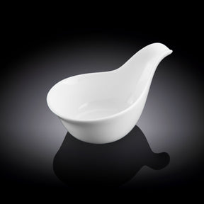 Wilmax Schale 100 ml 12.5 cm aus Porzellan, Weiß WL-992490/A