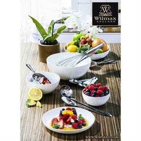 Wilmax Schale 11 cm 300 ml aus Porzellan, Weiß WL-992564/A