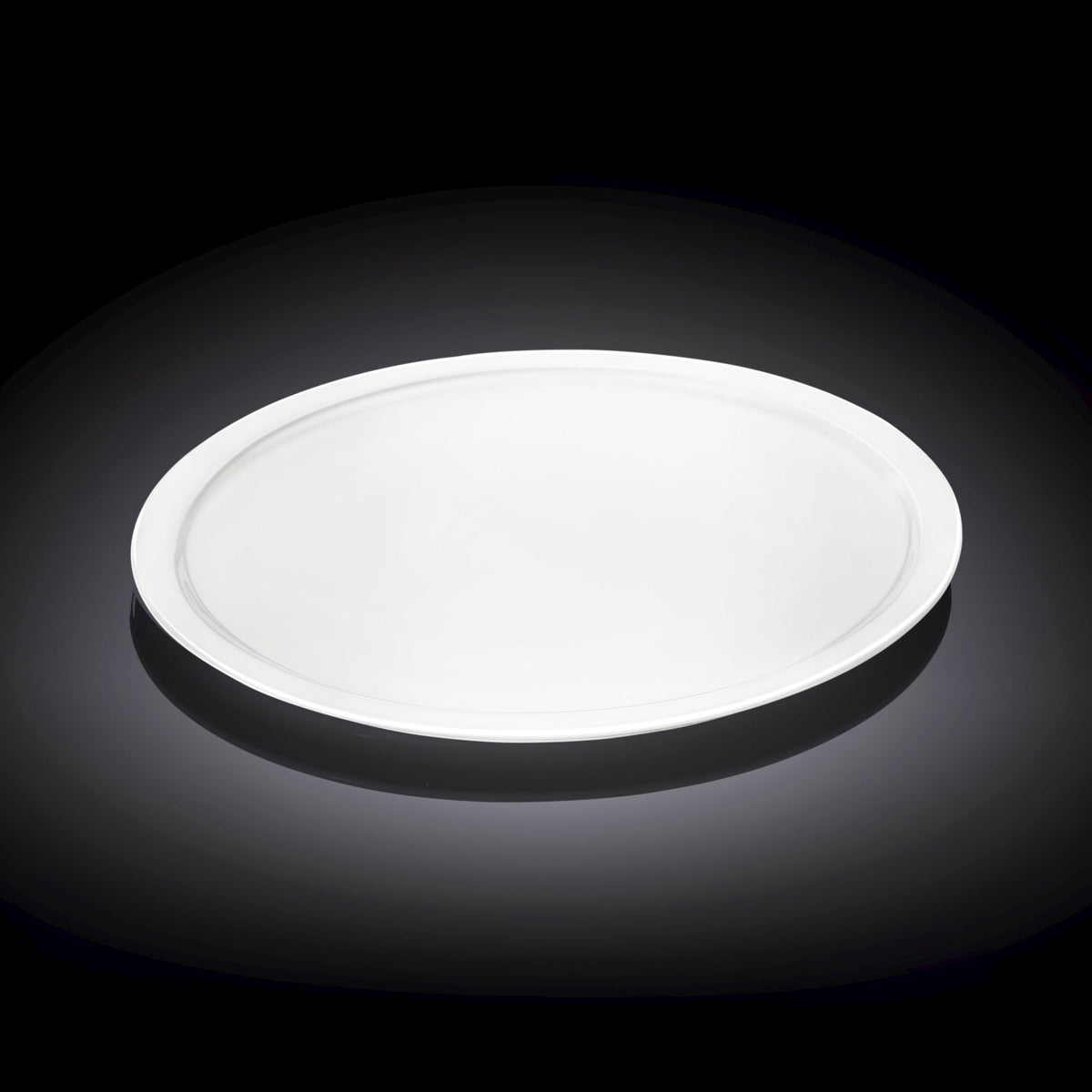 Wilmax Pizzateller 35.5 cm aus Porzellan, Weiß WL-992618/A