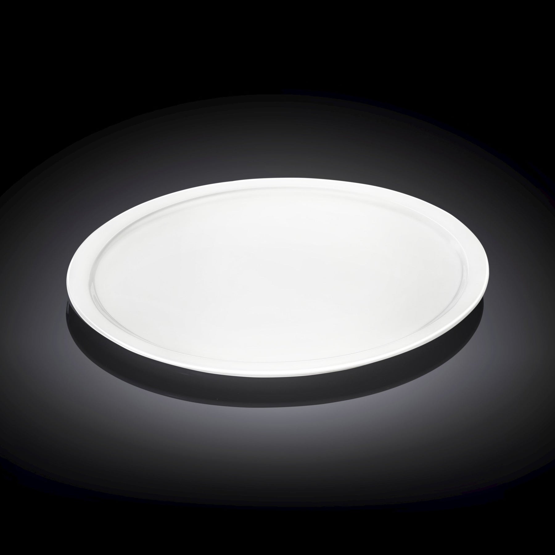 Wilmax Pizzateller 35.5 cm aus Porzellan, Weiß WL-992618/A