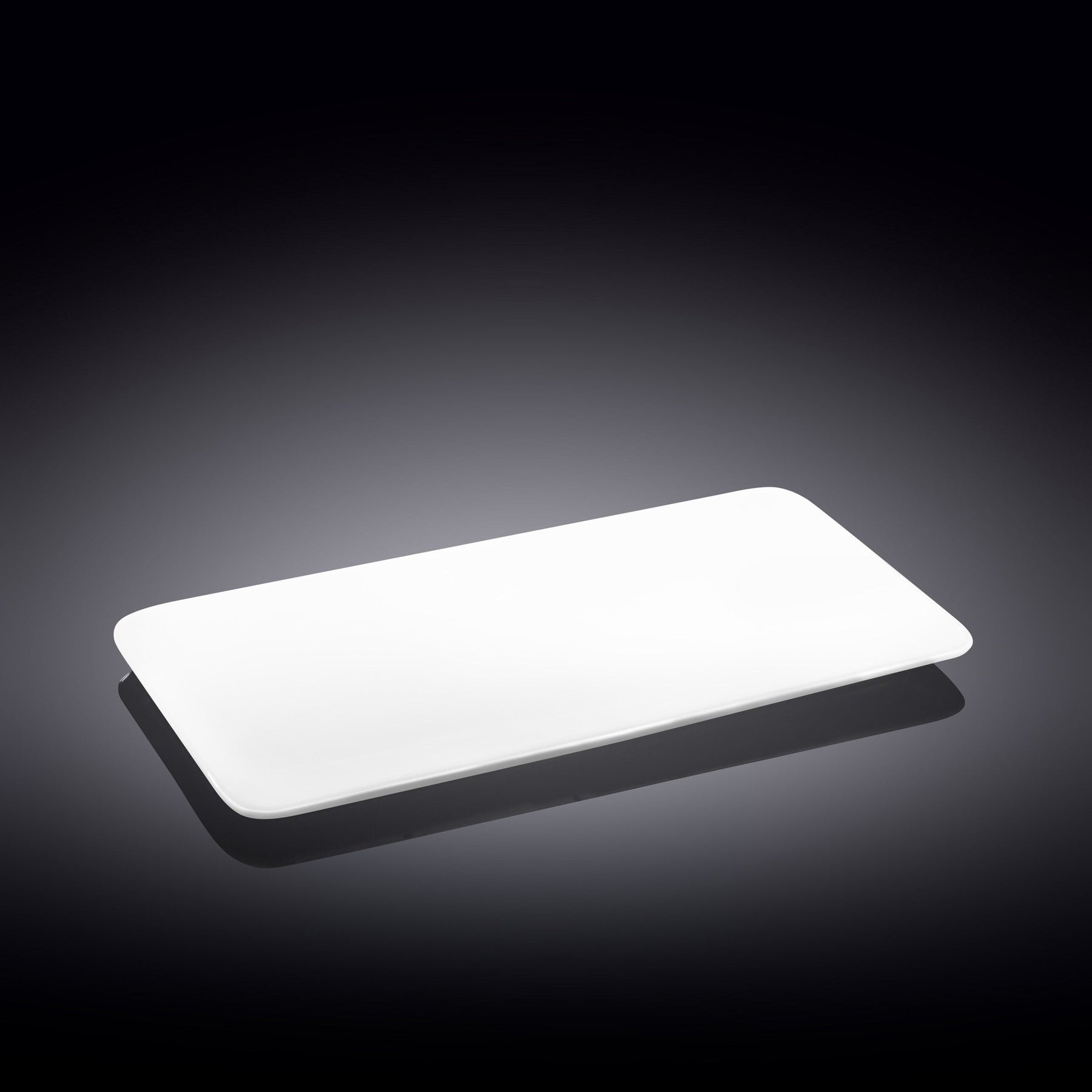 Wilmax Servierplatte 30 x 16 cm aus Porzellan, Weiß WL-992620/A