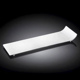 Wilmax Servierplatte 30.5 x 9.5 cm aus Porzellan, Weiß WL-992621/A