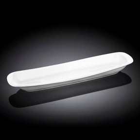 Wilmax Teller 33 cm aus Porzellan, Weiß WL-992644/A