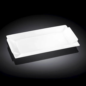 Wilmax Servierplatte 29.5 x 15 cm aus Porzellan, Weiß WL-992646/A