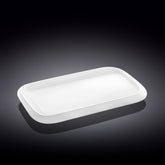 Wilmax Servierplatte 30 x 18 cm aus Porzellan, Weiß WL-992661/A