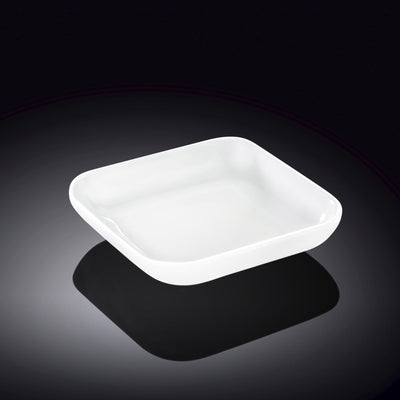 Wilmax Schale 8.5 x 8.5 cm aus Porzellan, Weiß WL-992676/A
