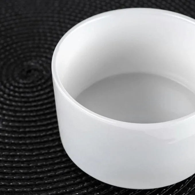 Wilmax Schale 630 ml 13 cm aus Porzellan, Weiß WL-992745/A