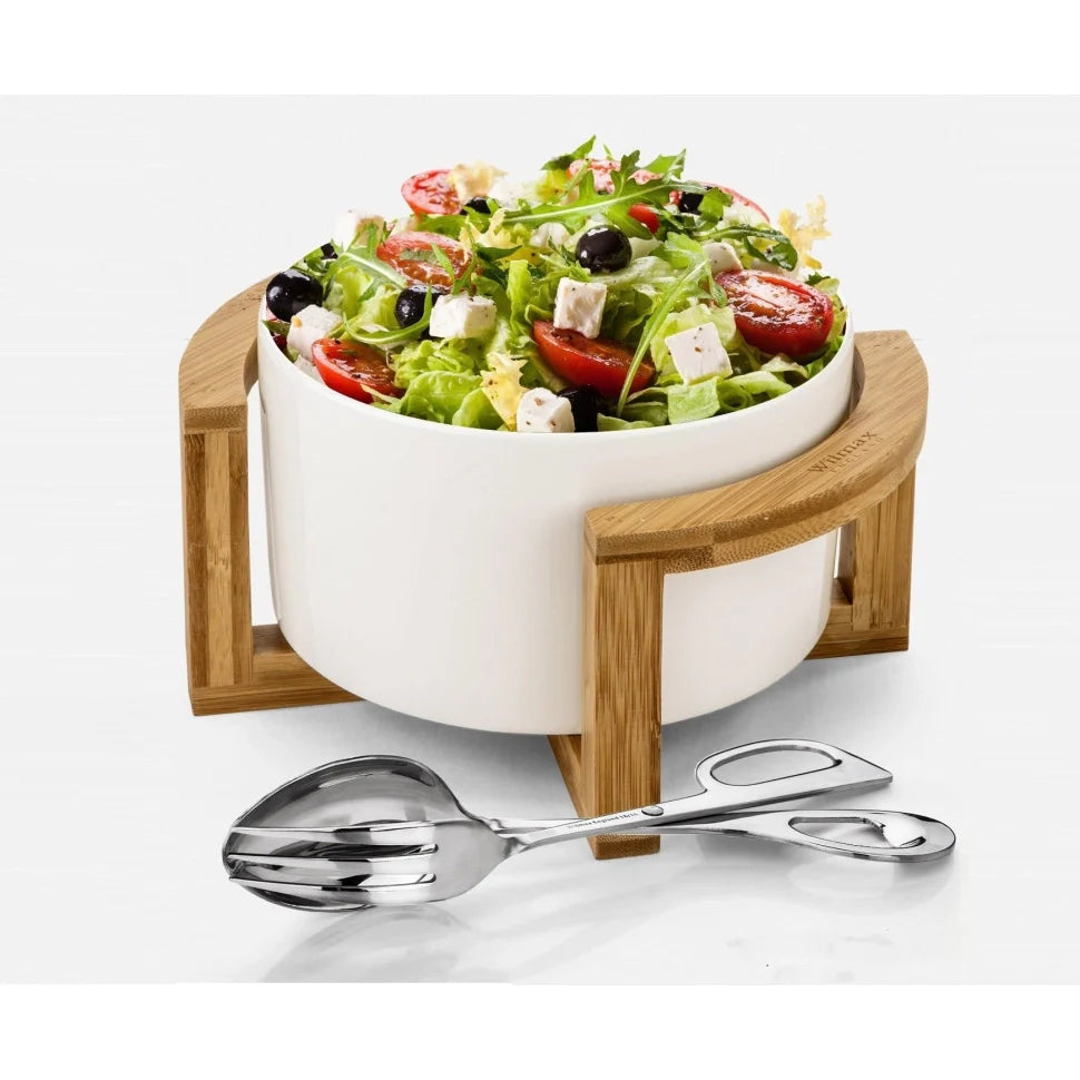 Wilmax Schale 20 cm 2630 ml aus Porzellan, Weiß WL-992748/A