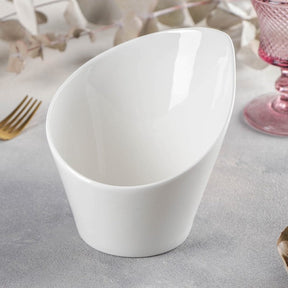 Wilmax Schale 14 cm aus Porzellan, Weiß WL-992774/A